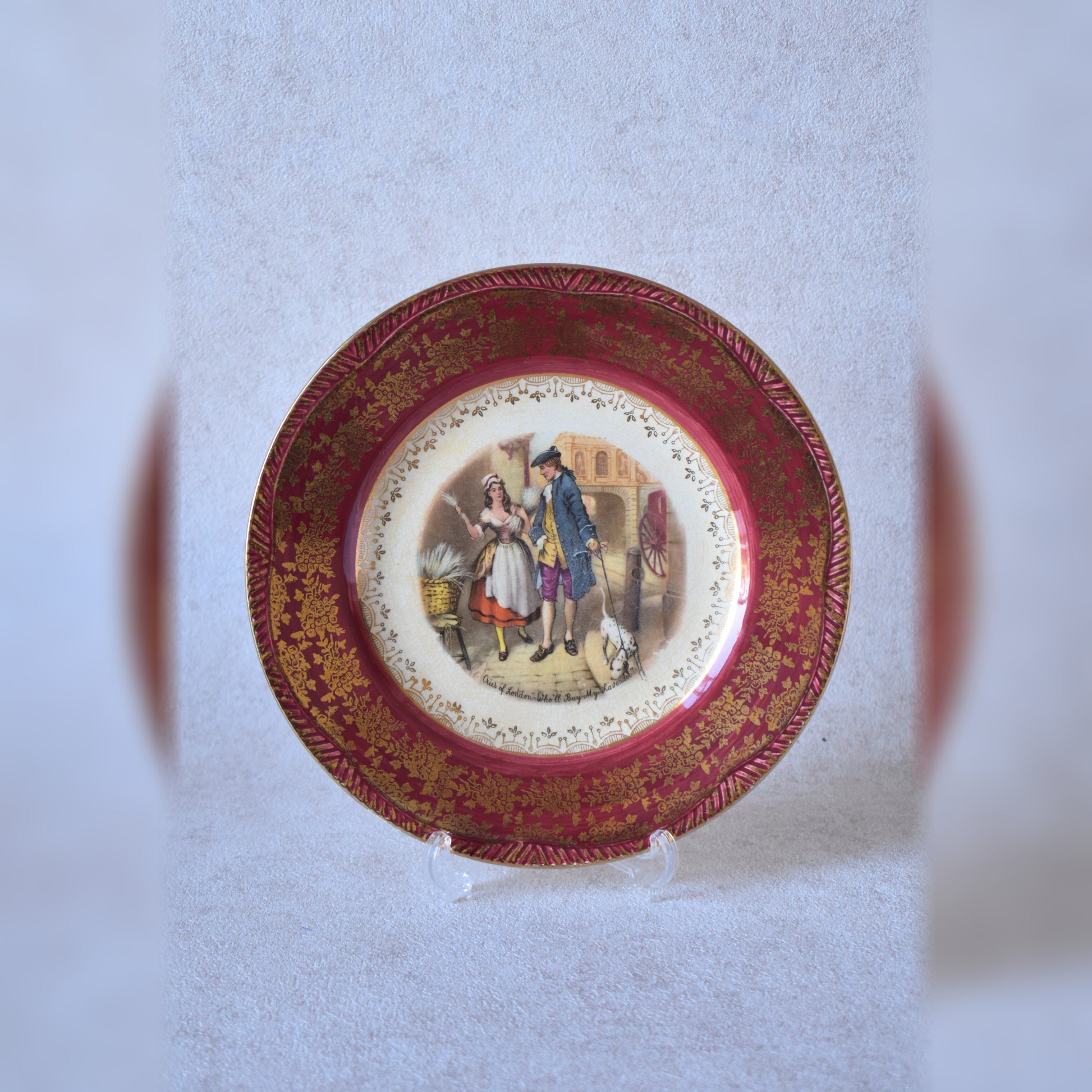 Vintage Royal Alma Porcelain Plate, 1950s England
