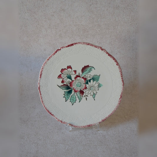 Hand-Painted French Porcelain Dish by Ceranord St. Amand