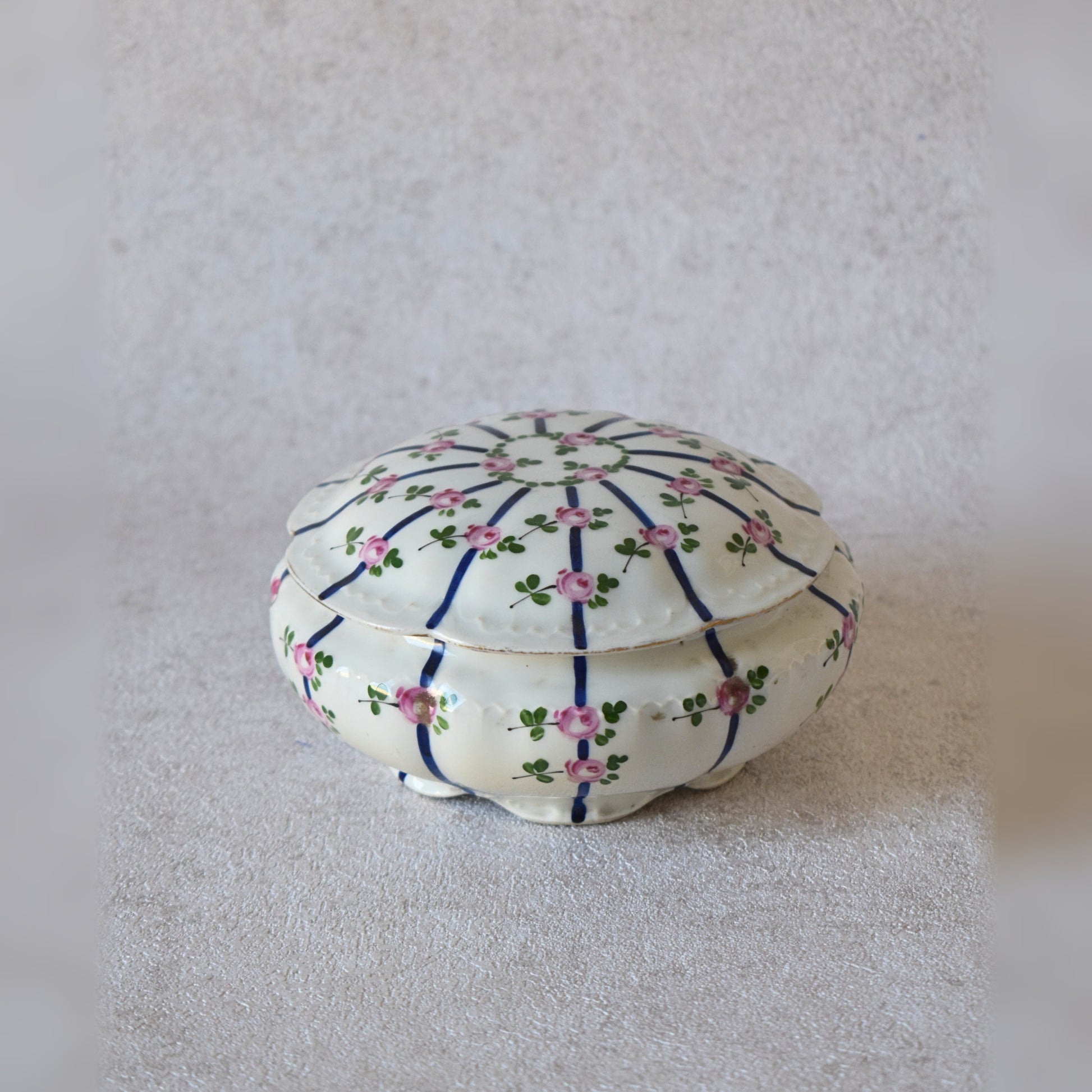 Vintage Limoges Porcelain Jewellery Box