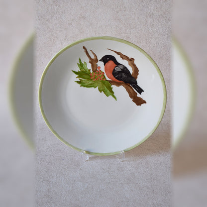 Hand-Painted Bavarian Porcelain Dish – 1987