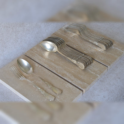 Antique French Flatware Set – VER DEL, Paris (1900–1930)
