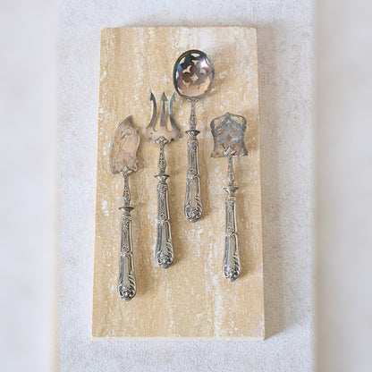 Antique French Silver Serving Set by Joseph Crossard – c.1900