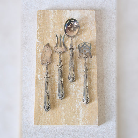 Antique French Silver Serving Set by Joseph Crossard – c.1900