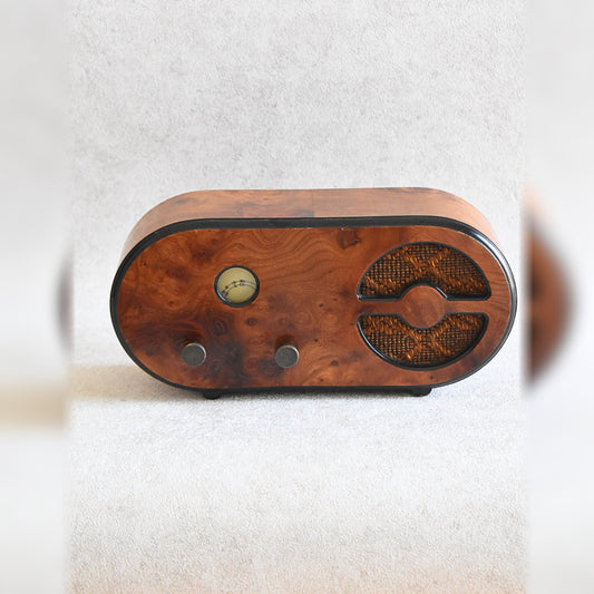 Rare French Art Deco Tabletop Radio, 1950s