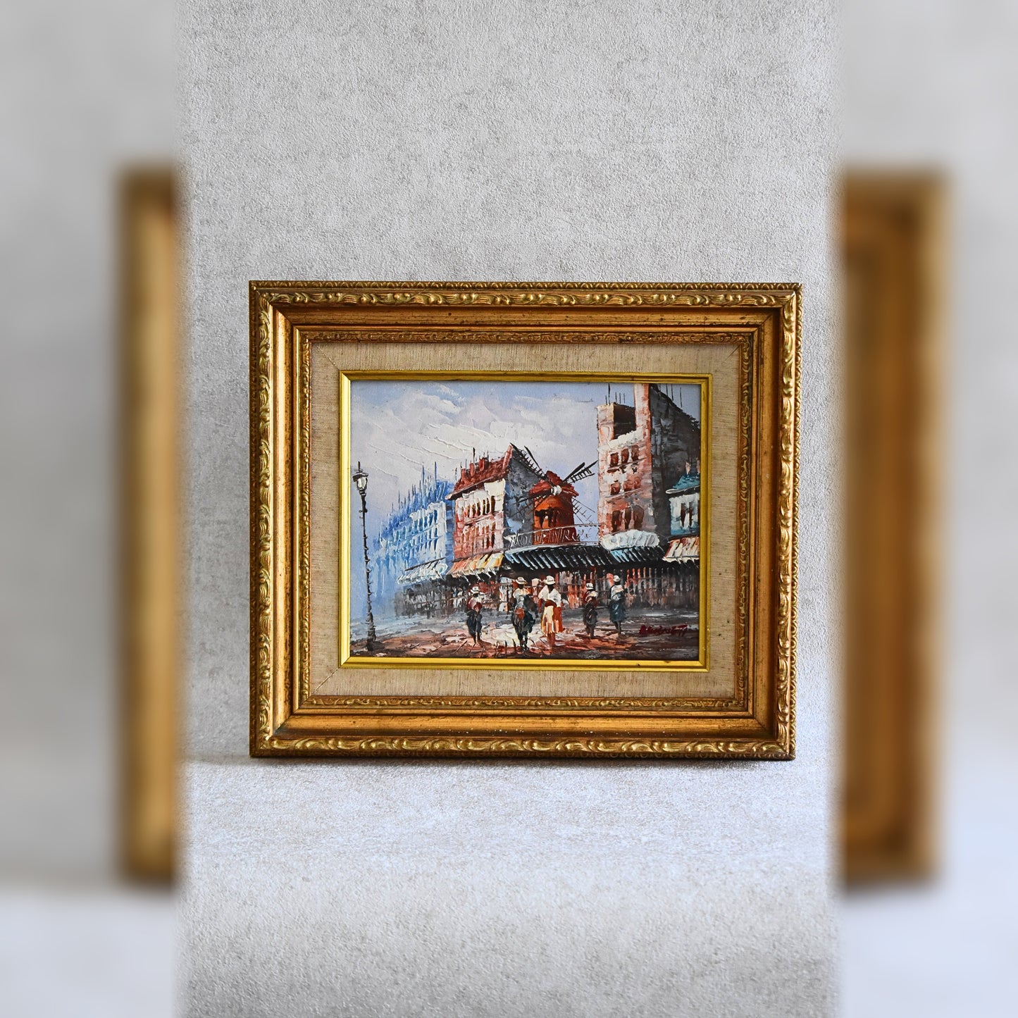 Montmartre Oil Painting by Caroline Burnett